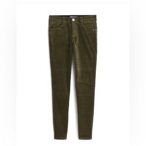 Democracy Ab Solution Green Skinny Corduroy Pants - Size 14